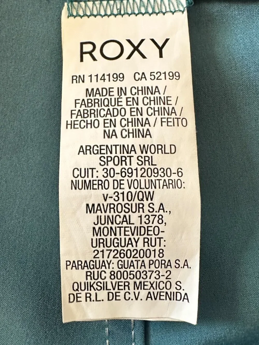 Roxy Women's Athletic Shorts in Teal